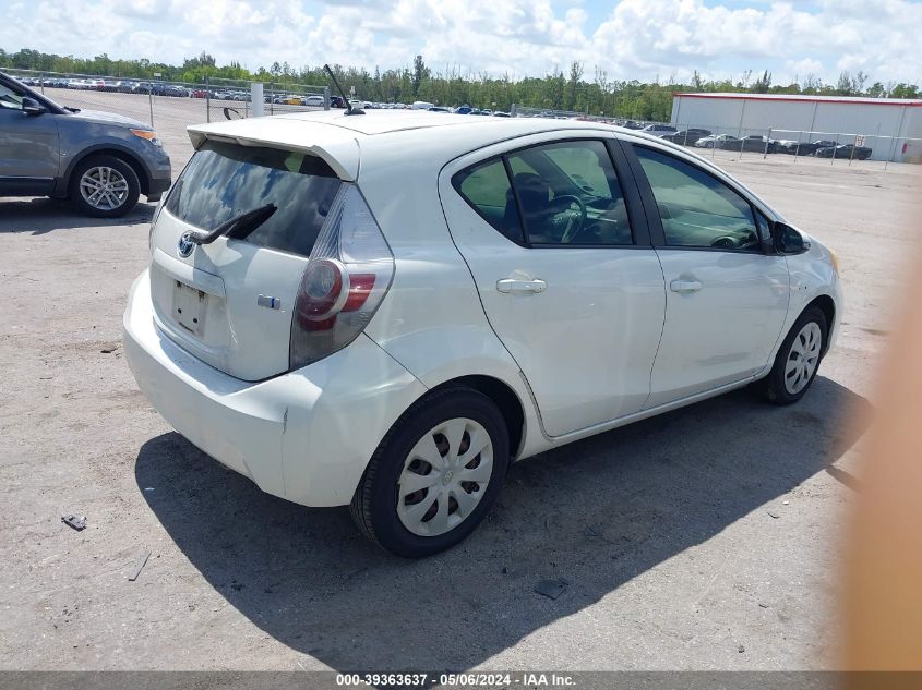 JTDKDTB3XD1540011 | 2013 TOYOTA PRIUS C