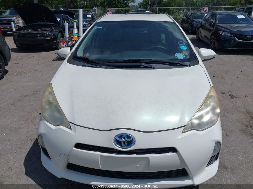 JTDKDTB3XD1540011 | 2013 TOYOTA PRIUS C