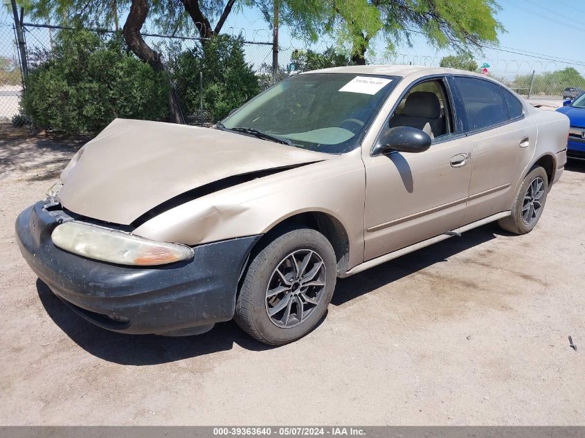 2003 Oldsmobile Alero Gl1 VIN: 1G3NL52E03C116045 Lot: 39363640