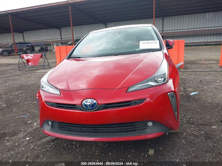 2021 Toyota Prius Le Awd-E VIN: JTDL9MFU4M3025069 Lot: 39363644