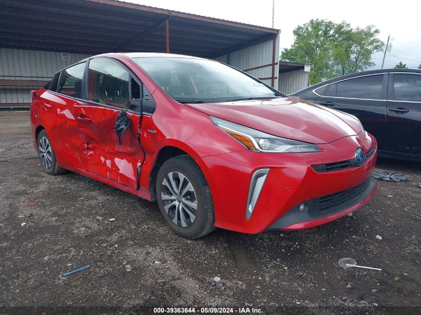 2021 Toyota Prius Le Awd-E VIN: JTDL9MFU4M3025069 Lot: 39363644