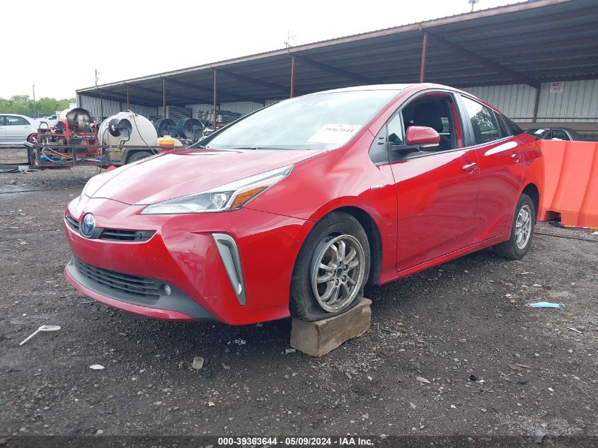 2021 Toyota Prius Le Awd-E VIN: JTDL9MFU4M3025069 Lot: 39363644