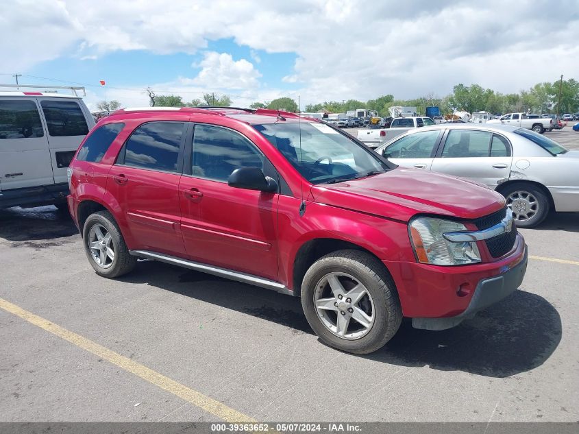 2005 Chevrolet Equinox Lt VIN: 2CNDL73F556206166 Lot: 39363652