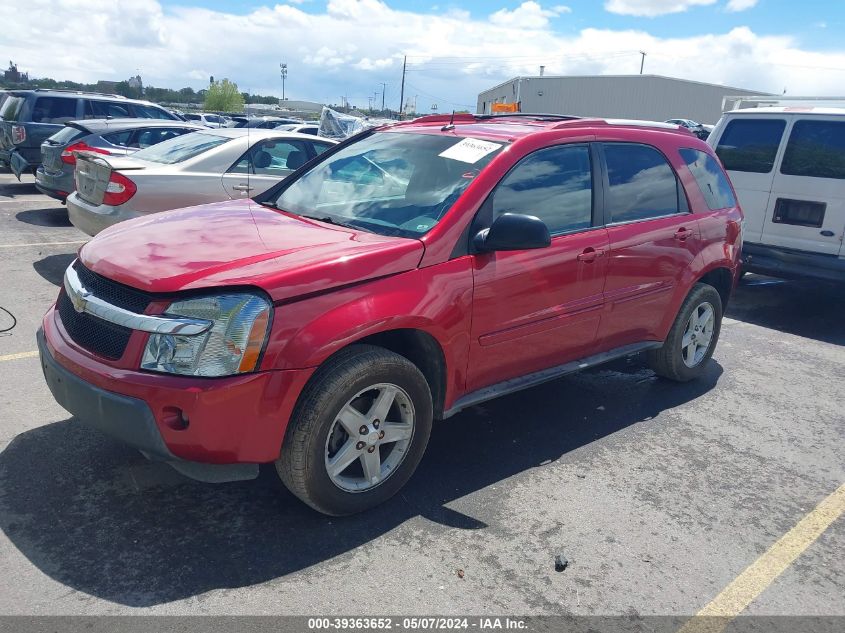 2005 Chevrolet Equinox Lt VIN: 2CNDL73F556206166 Lot: 39363652