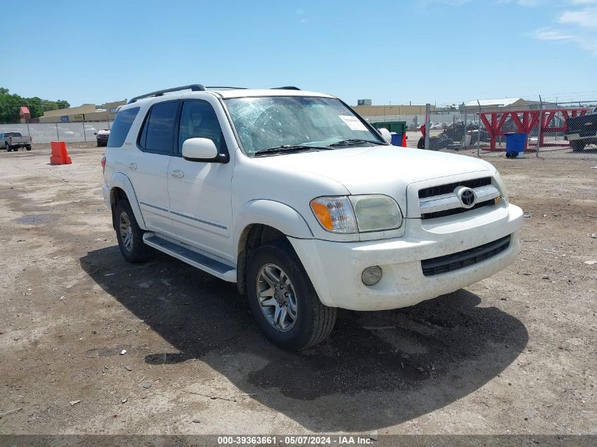 2005 Toyota Sequoia Sr5 V8 VIN: 5TDZT34A95S245905 Lot: 39363661