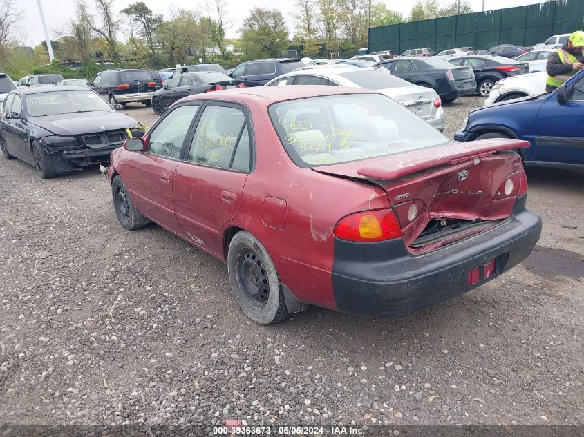 2001 Toyota Corolla Le VIN: 2T1BR12E71C441094 Lot: 39363673