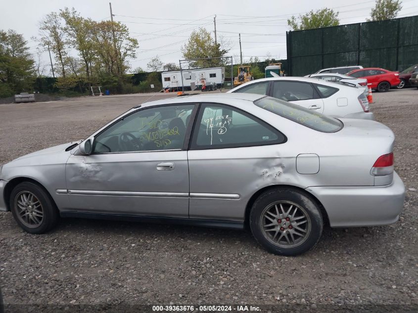 1999 Honda Civic Ex VIN: 1HGEJ8241XL092036 Lot: 39363676