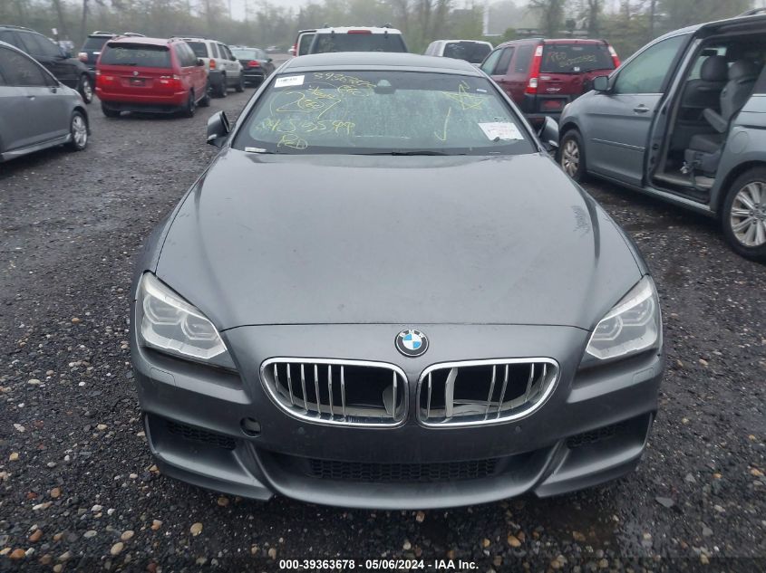 2014 BMW 650I Gran Coupe xDrive VIN: WBA6B4C55ED760411 Lot: 39363678