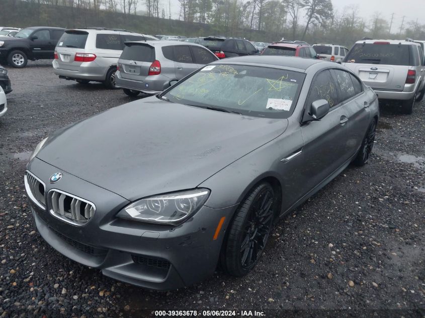 2014 BMW 650I Gran Coupe xDrive VIN: WBA6B4C55ED760411 Lot: 39363678