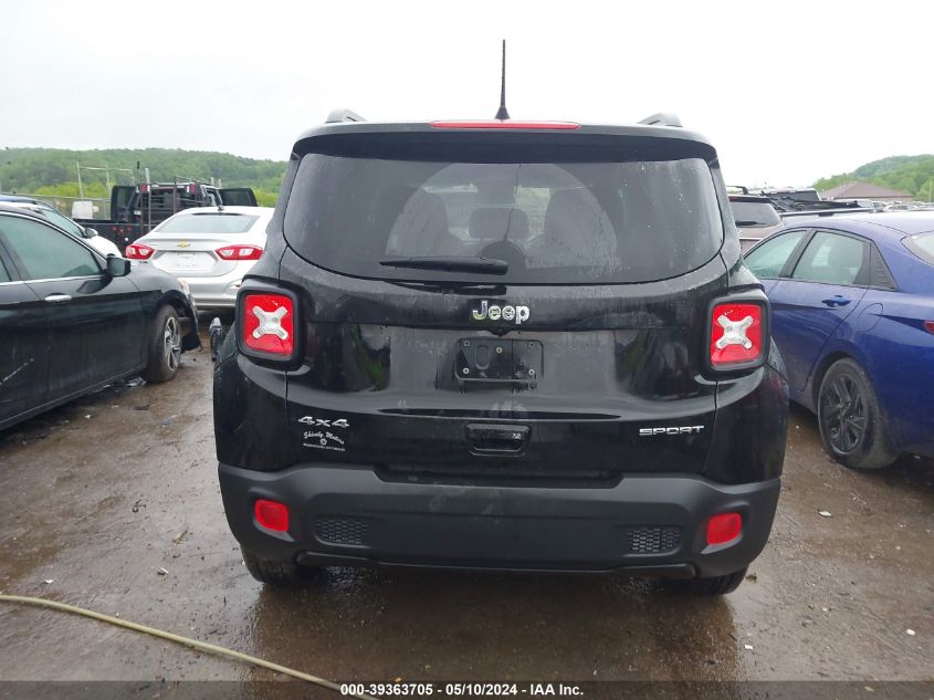 2019 Jeep Renegade Sport 4X4 VIN: ZACNJBAB7KPJ83597 Lot: 39363705