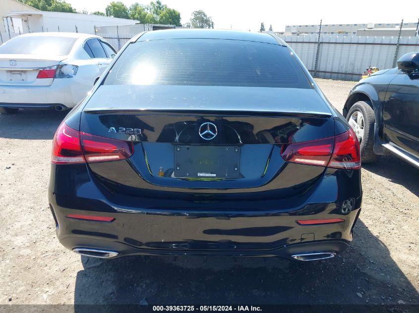 2019 Mercedes-Benz A 220 VIN: WDD3G4EB5KW012953 Lot: 39363725