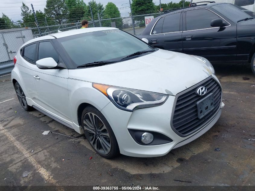 2016 HYUNDAI VELOSTER TURBO - KMHTC6AE6GU285366