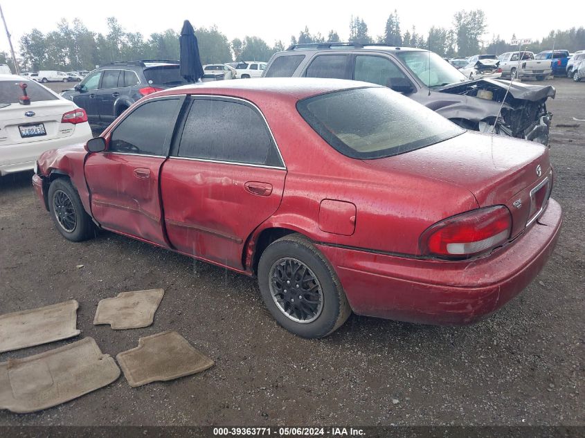 1999 Mazda 626 Es/Lx VIN: 1YVGF22C0X5872380 Lot: 39363771