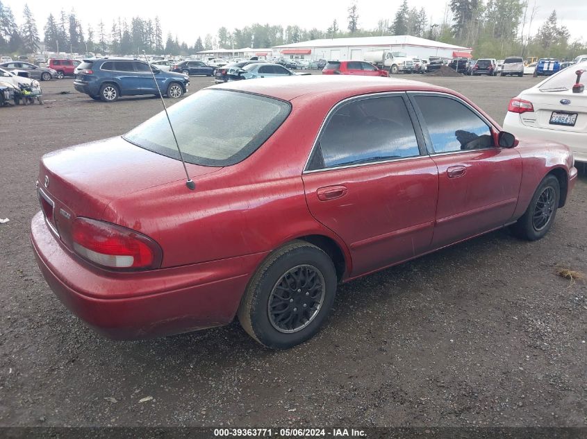 1999 Mazda 626 Es/Lx VIN: 1YVGF22C0X5872380 Lot: 39363771