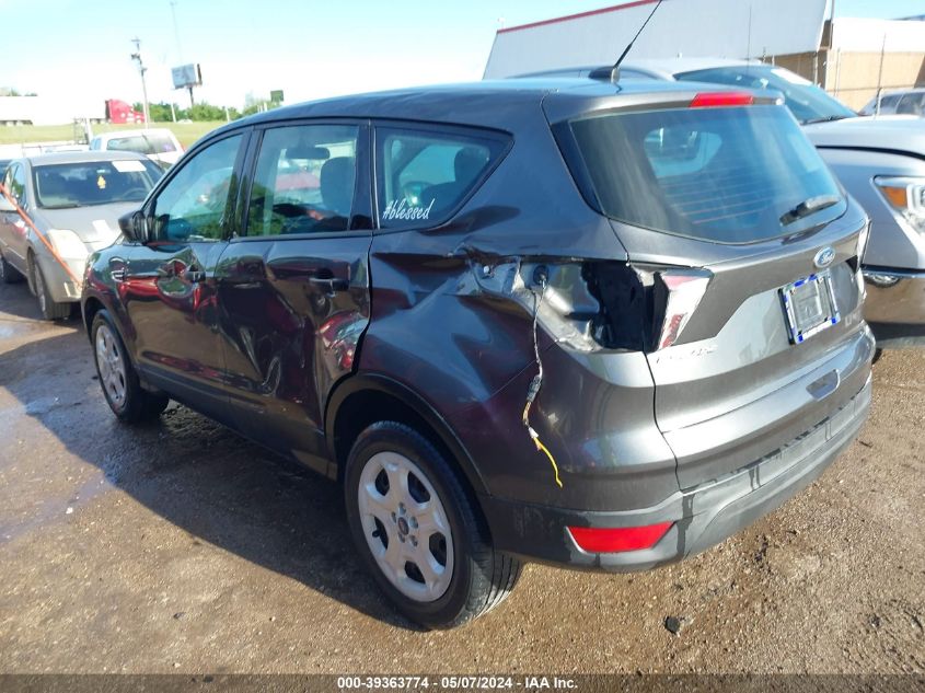 2018 Ford Escape S VIN: 1FMCU0F76JUA22497 Lot: 39363774