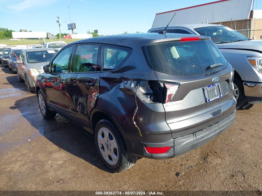 2018 Ford Escape S VIN: 1FMCU0F76JUA22497 Lot: 39363774