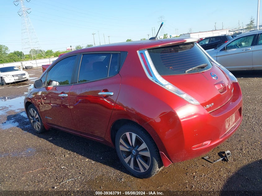 2014 Nissan Leaf Sl VIN: 1N4AZ0CP6EC334659 Lot: 39363791