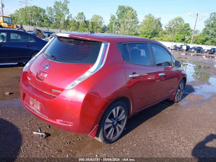 2014 Nissan Leaf Sl VIN: 1N4AZ0CP6EC334659 Lot: 39363791