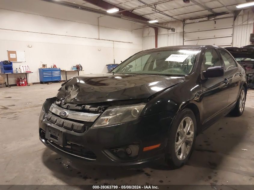 2012 Ford Fusion Se VIN: 3FAHP0HA0CR381872 Lot: 39363799