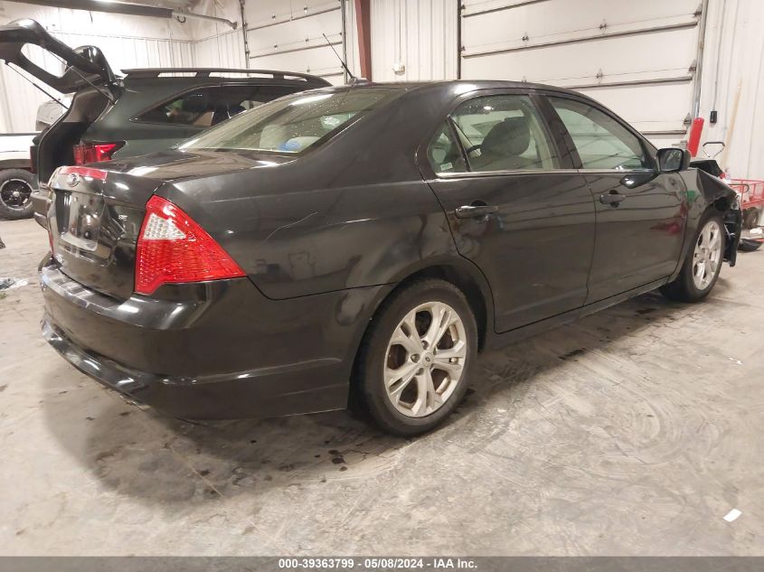 2012 Ford Fusion Se VIN: 3FAHP0HA0CR381872 Lot: 39363799