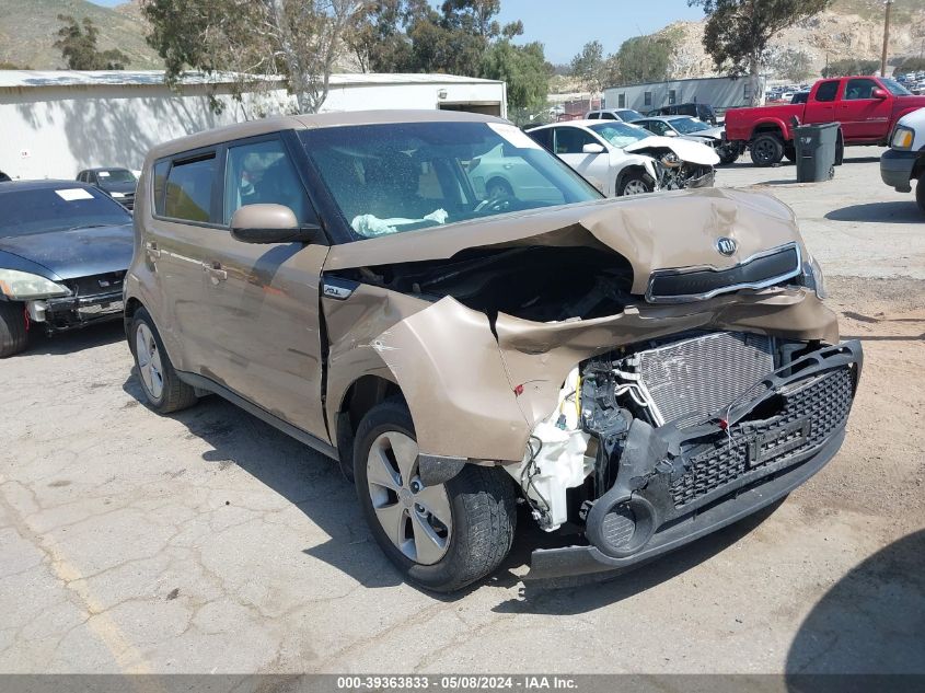 2016 Kia Soul VIN: KNDJN2A25G7287970 Lot: 39363833