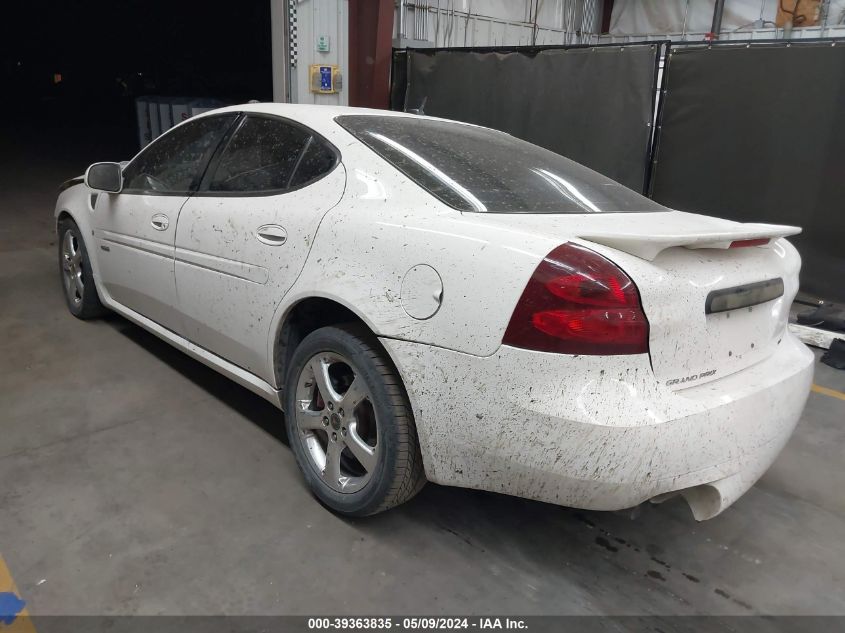 2006 Pontiac Grand Prix Gxp VIN: 2G2WC55C661261085 Lot: 39363835