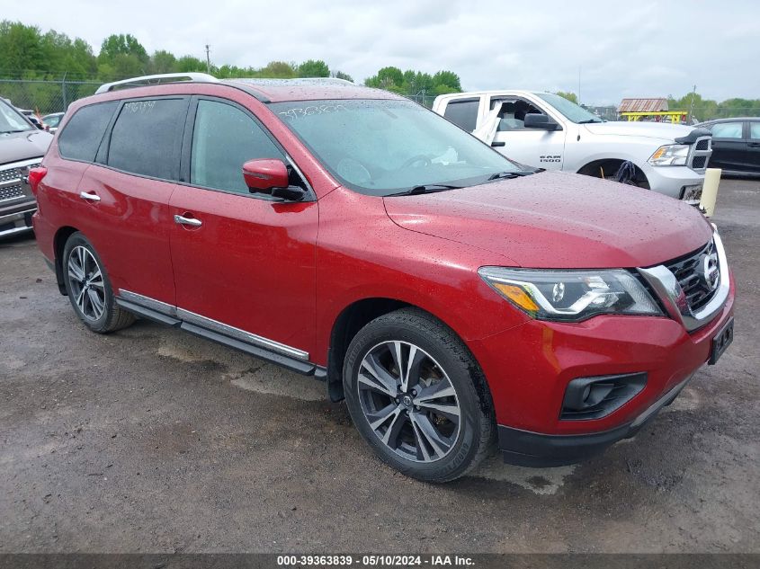 2017 Nissan Pathfinder Platinum VIN: 5N1DR2MM2HC641897 Lot: 39363839