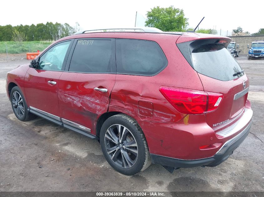 2017 Nissan Pathfinder Platinum VIN: 5N1DR2MM2HC641897 Lot: 39363839