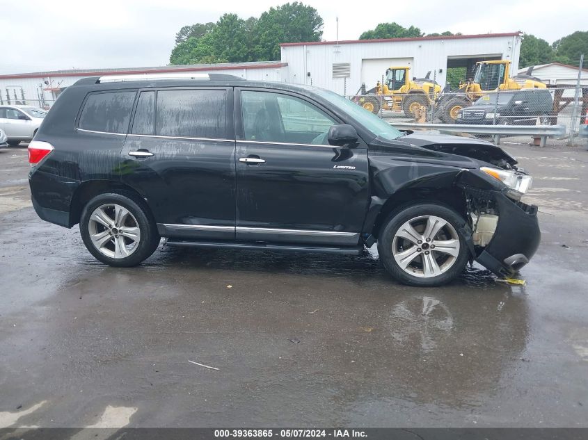 2013 Toyota Highlander Limited V6 VIN: 5TDDK3EH5DS207577 Lot: 39363865