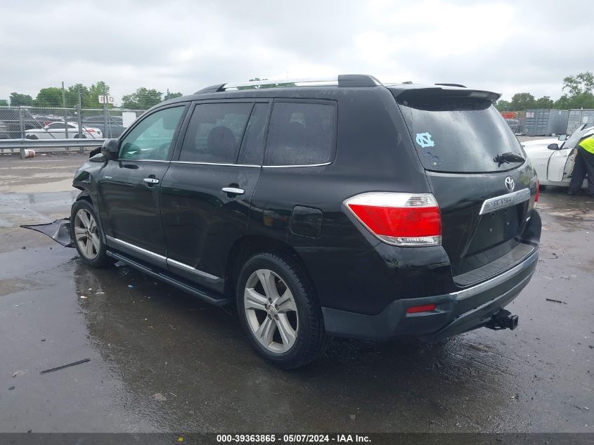 2013 Toyota Highlander Limited V6 VIN: 5TDDK3EH5DS207577 Lot: 39363865