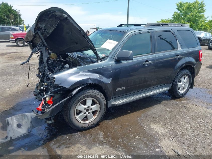 2008 Ford Escape Xls/Xls Manual VIN: 1FMCU02Z38KA42638 Lot: 39363879