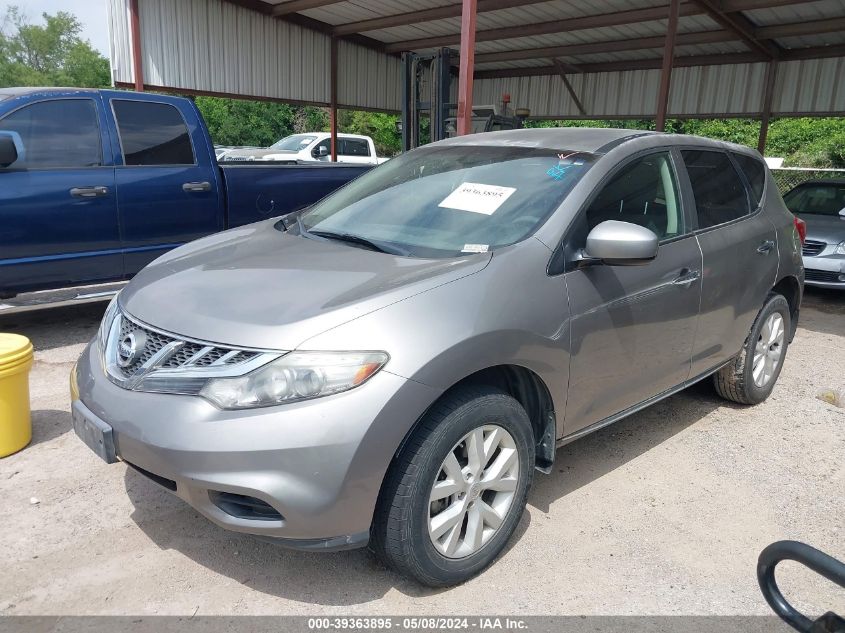 2011 Nissan Murano S VIN: JN8AZ1MU1BW053257 Lot: 39363895