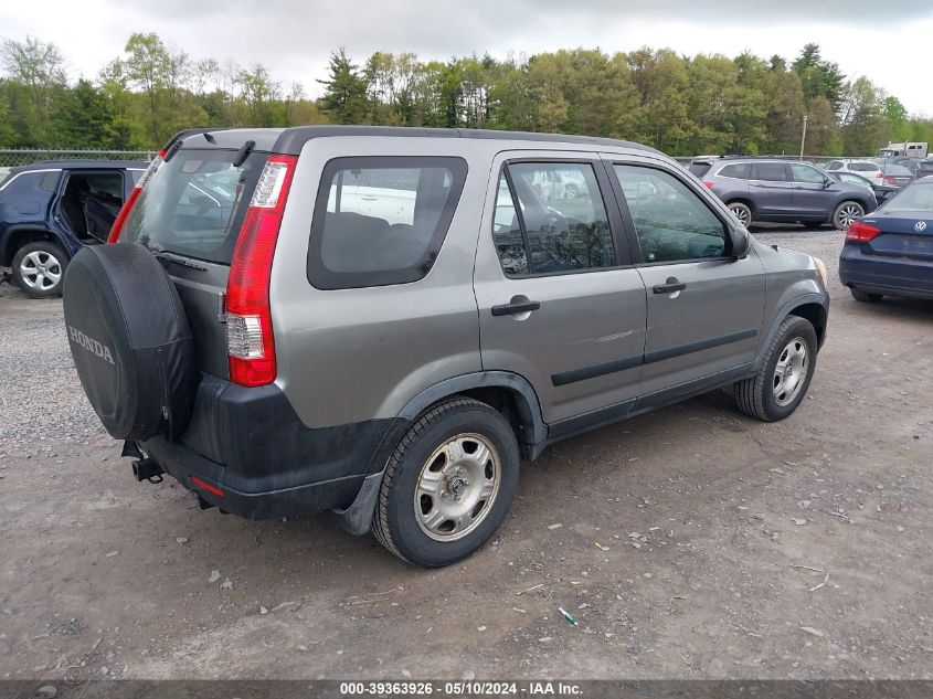 2005 Honda Cr-V Lx VIN: JHLRD78555C046498 Lot: 39363926