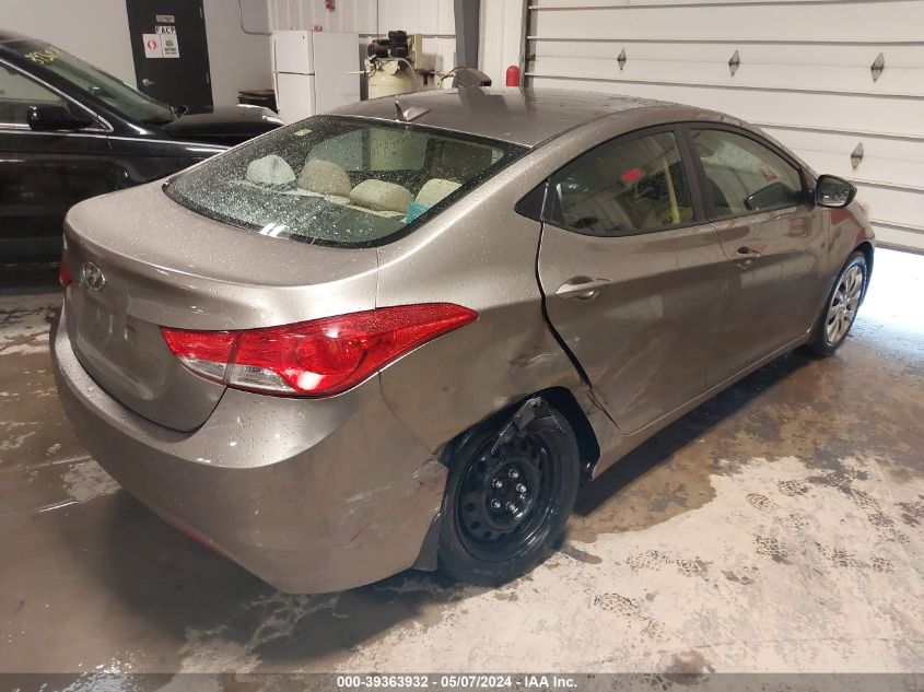 2012 Hyundai Elantra Gls VIN: 5NPDH4AE2CH139694 Lot: 39363932