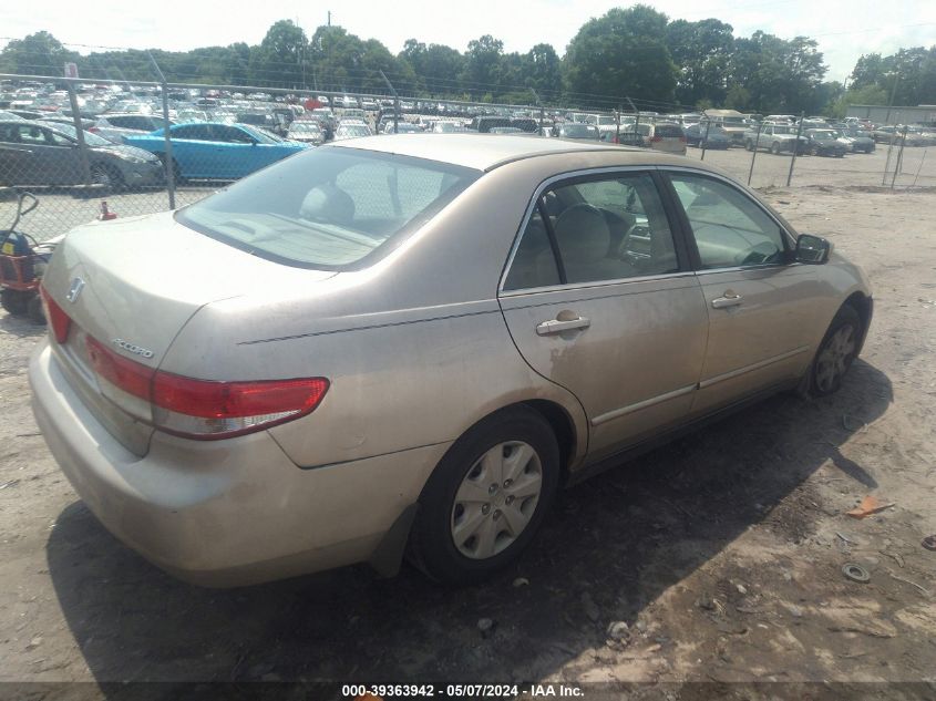 2003 Honda Accord 2.4 Lx VIN: 1HGCM56343A022616 Lot: 39363942