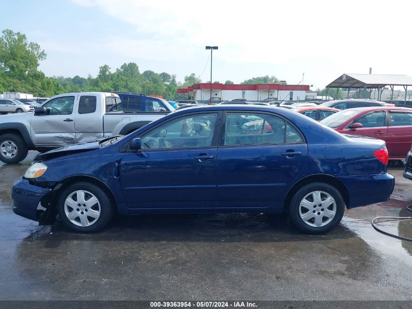 2005 Toyota Corolla Le VIN: 2T1BR32E45C374875 Lot: 39363954