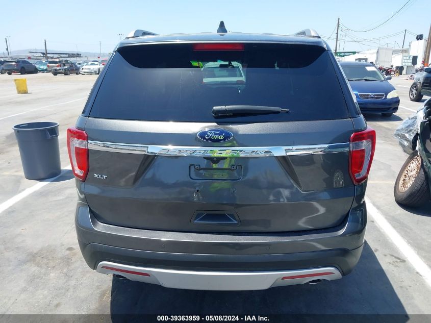 2016 Ford Explorer Xlt VIN: 1FM5K7D80GGB72776 Lot: 39363959