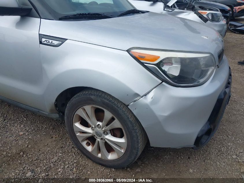 2016 Kia Soul + VIN: KNDJP3A54G7862893 Lot: 39363965