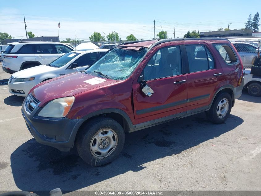 2003 Honda Cr-V Lx VIN: JHLRD684X3C013141 Lot: 39364008