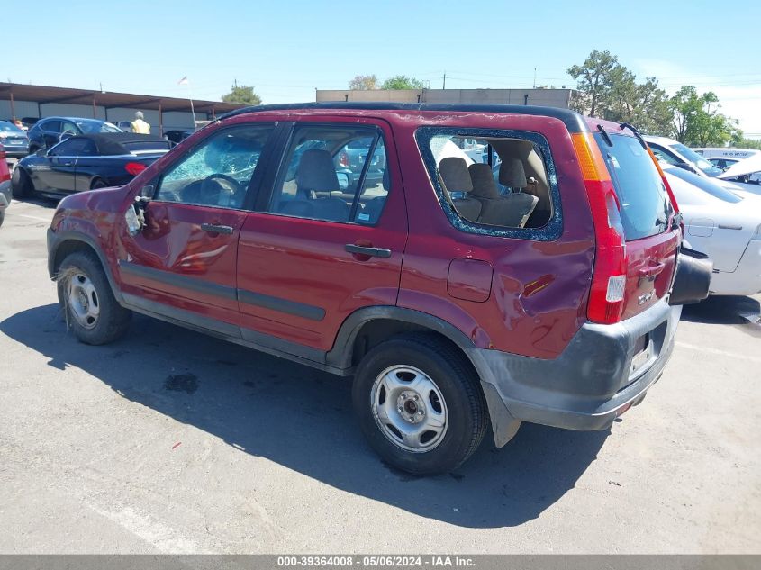 2003 Honda Cr-V Lx VIN: JHLRD684X3C013141 Lot: 39364008