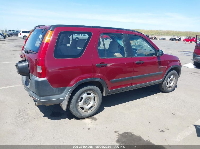 2003 Honda Cr-V Lx VIN: JHLRD684X3C013141 Lot: 39364008