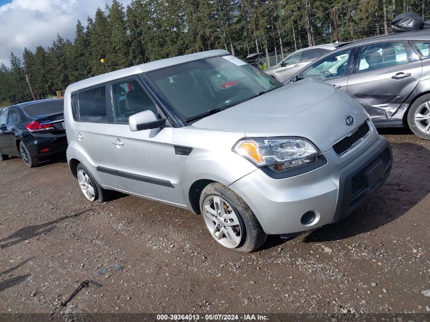 2011 Kia Soul + VIN: KNDJT2A21B7279086 Lot: 39364013