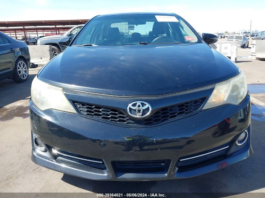 2012 Toyota Camry Se VIN: 4T1BF1FK8CU176390 Lot: 39364021