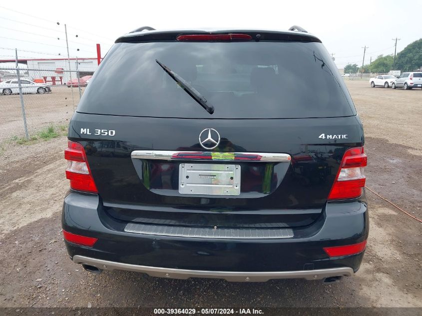 2010 Mercedes-Benz Ml 350 4Matic VIN: 4JGBB8GB8AA609708 Lot: 39364029