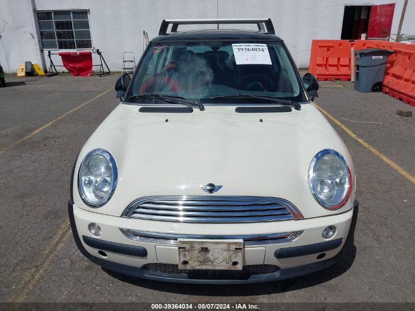 2003 Mini Cooper VIN: WMWRC33473TC45346 Lot: 39364034