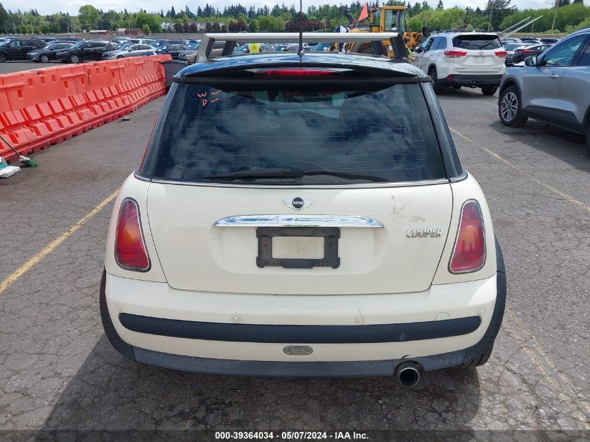 2003 Mini Cooper VIN: WMWRC33473TC45346 Lot: 39364034