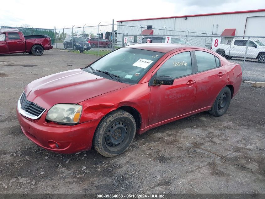 2008 Mitsubishi Galant Es VIN: 4A3AB36F68E026609 Lot: 39364058