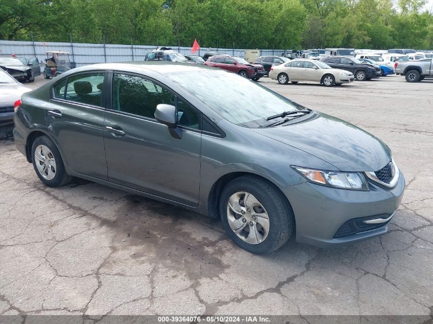 2013 Honda Civic Lx VIN: 19XFB2F58DE029293 Lot: 39364076