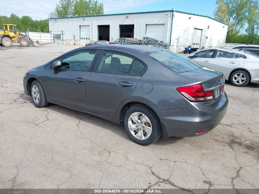 2013 Honda Civic Lx VIN: 19XFB2F58DE029293 Lot: 39364076