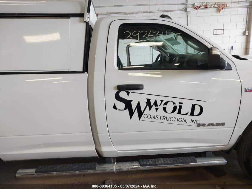 2019 Ram 3500 Tradesman Regular Cab 4X4 8' Box VIN: 3C63R3AJ6KG658598 Lot: 39364105